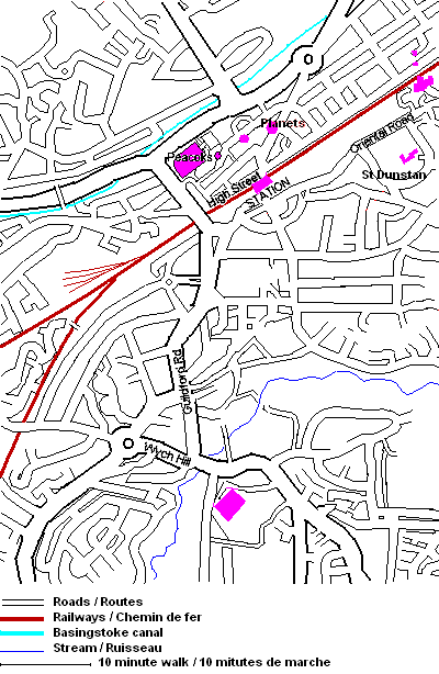 Woking map